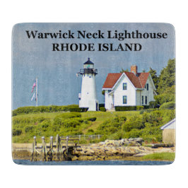 Warwick Neck Lighthouse Rhode Island Cutting Board Schneidebrett