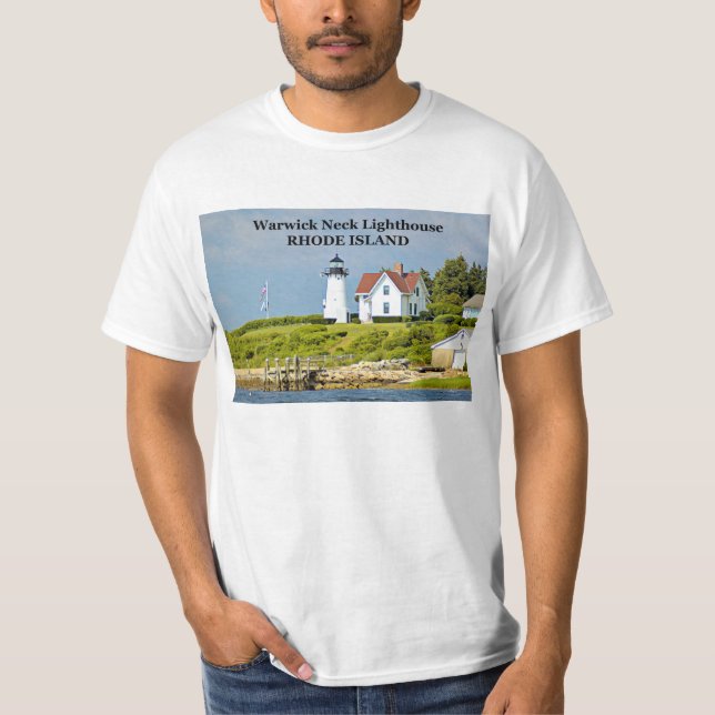 Warwick Neck Lighthouse, Rhode Island T - Shirt (Vorderseite)