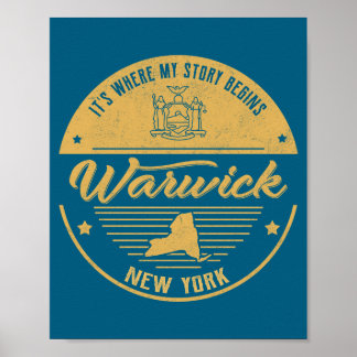 Warwick New York Hier beginnt meine Geschichte  Poster