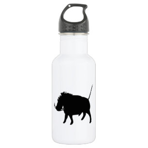 Warzenschwein Silber Trinkflasche