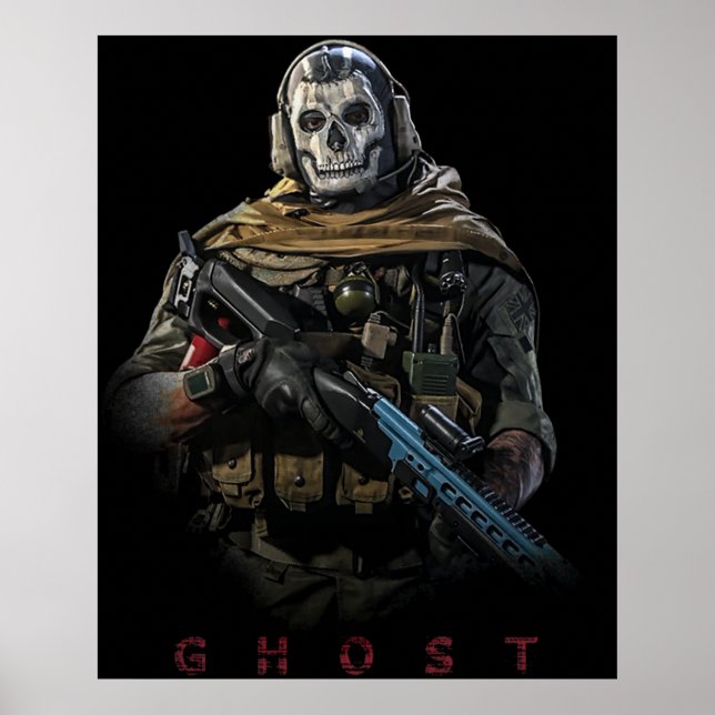 Warzone Ghost Poster (Vorne)