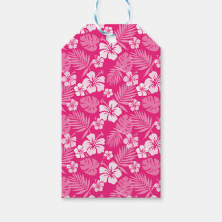 WARZPINK MIT TROPISCHEN WEISSEN HIBISKEN BLUME GESCHENKANHÄNGER