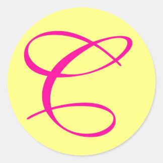 WARZPINK UND CREME-C-STICKER-SIEGEL RUNDER AUFKLEBER