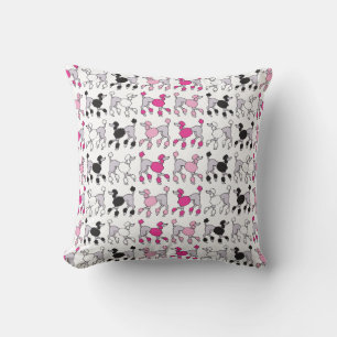 WARZPINK UND SCHWARZE PODLES-Kissen Kissen