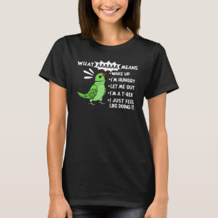 Was AAAAAA bedeutet, dass ich grün indische Ringne T-Shirt