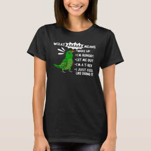 Was AAAAAA bedeutet, dass ich männlichen Eclectus T-Shirt