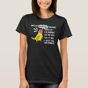 Was AAAAAA bedeutet, dass ich schreiend Peach konf T-Shirt