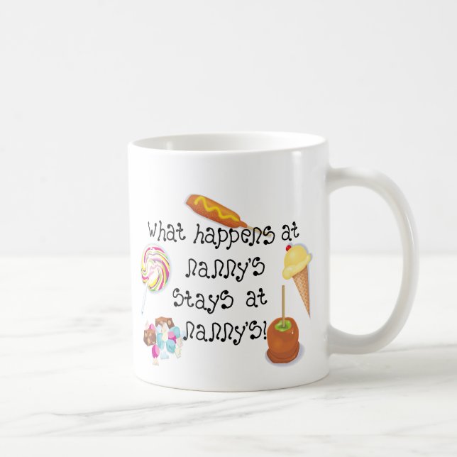 Was am Kindermädchen geschieht, BLEIBE am Kaffeetasse (Rechts)