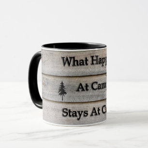 Was am Lager geschieht, bleibe am Lager Tasse
