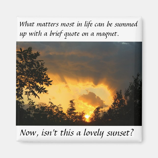 Was am meisten zählt magnet (Vorne)