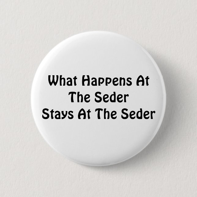 Was am SederStays am Seder Button passiert (Vorderseite)