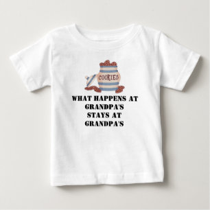 Was an den Großvätern geschieht, BLEIBE an den Baby T-shirt