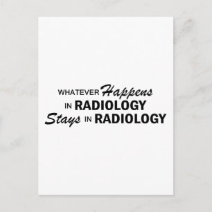 Was auch geschieht - Radiologie Postkarte