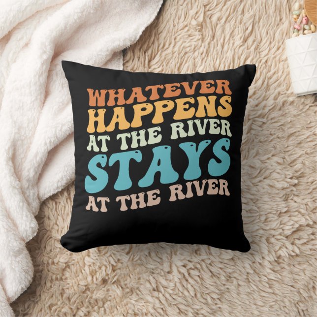 Was auch immer am Fluss Bleibe, am Fluss Kissen (Decke)
