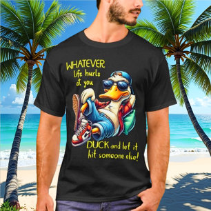 Was auch immer das Leben bringt - Lustiges Laid-Ba T-Shirt