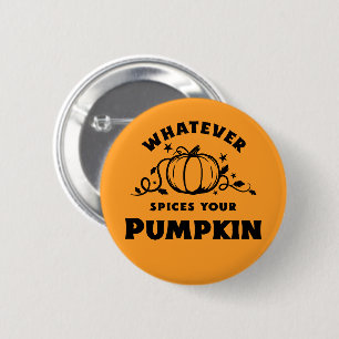 Was auch immer deine Kürbisse würzt – Herbst-Butto Button