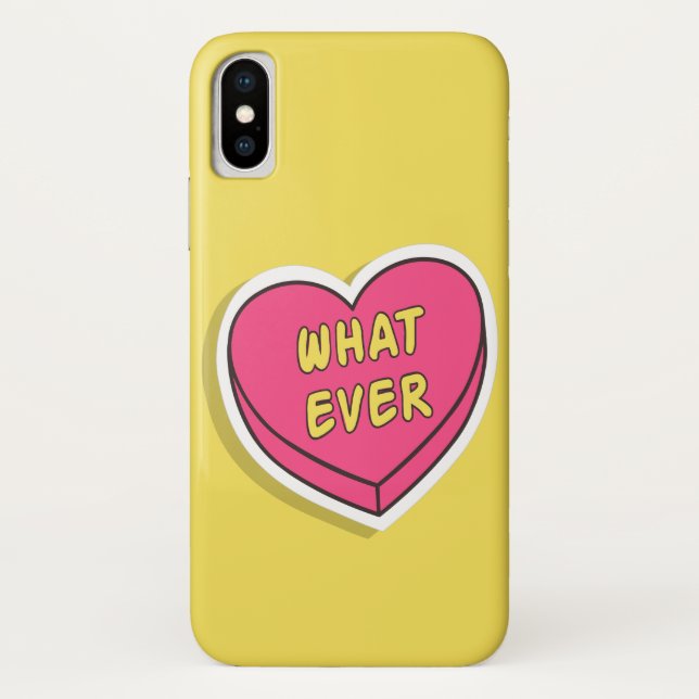 Was auch immer der Fall Mate Barely iPhone X Case-Mate iPhone Hülle (Rückseite)
