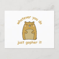 Was auch immer du tust, mach es Gopher