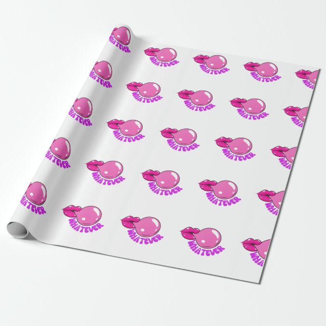 Was auch immer für ein Kaugummi-Papier ist Geschenkpapier (Ungerollt)