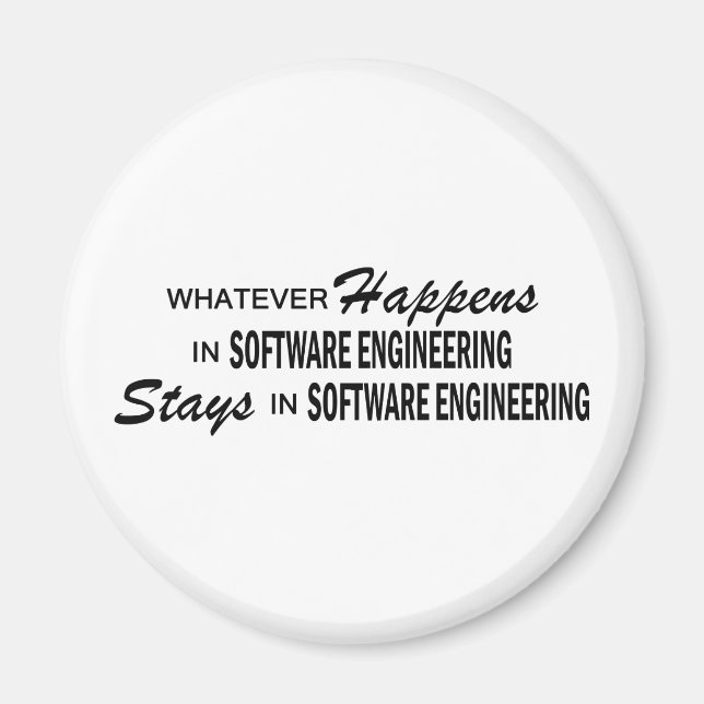 Was auch immer geschieht - Software Engineering Magnet (Vorne)