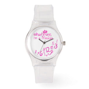 Was auch immer, ich bin eine Prinzessin Armbanduhr