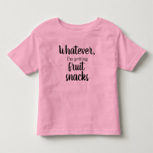 Was auch immer, ich Frucht-Imbiss-T-Shirt erhalten Kleinkind T-shirt