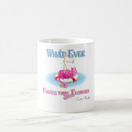 Was auch immer Ihr Alberner Flamingo schweben läss Kaffeetasse