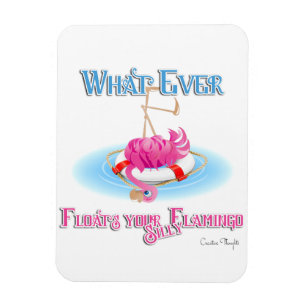 Was auch immer Ihr Alberner Flamingo schweben läss Magnet