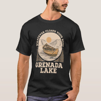 Was auch immer Ihr Boot Grenada Lake Motivationa s T-Shirt