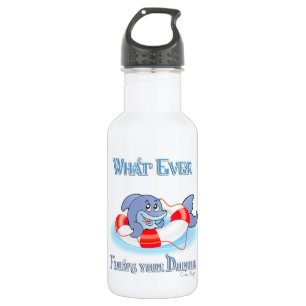 Was auch immer Ihr Dolphin schwimmt Trinkflasche