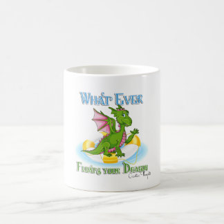 Was auch immer Ihr Drache Niedlich schwimmt Kaffeetasse