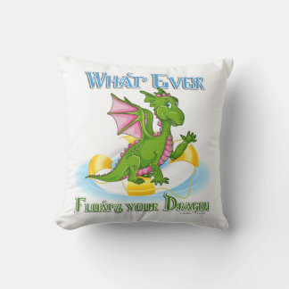Was auch immer Ihr Drache Niedlich schwimmt Kissen