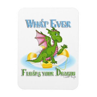 Was auch immer Ihr Drache Niedlich schwimmt Magnet