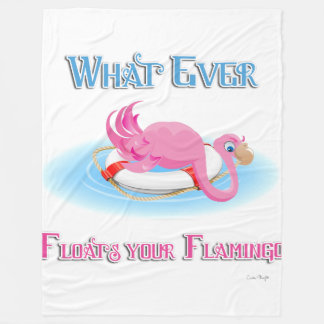 Was auch immer Ihr Flamingo 3 schweben lässt Fleecedecke
