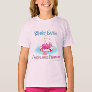 Was auch immer Ihr Flamingo schweben lässt T-Shirt