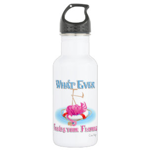 Was auch immer Ihr Flamingo schweben lässt Trinkflasche