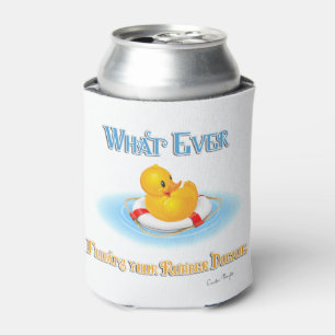Was auch immer Ihr Gummiduckie schwimmt Dosenkühler