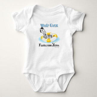 Was auch immer Ihr Zebra schweben lässt 4 Baby Strampler