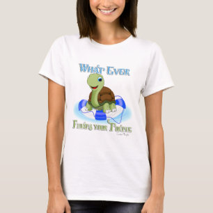 Was auch immer Ihre Schildkröte schweben 2 T-Shirt