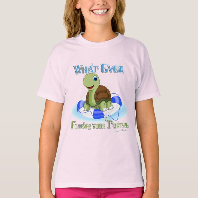 Was auch immer Ihre Schildkröte schweben 2 T-Shirt (Vorderseite)
