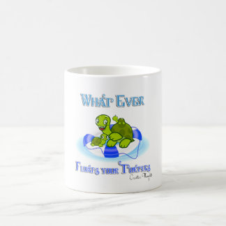 Was auch immer Ihre Schildkröten schwimmt 3 Kaffeetasse