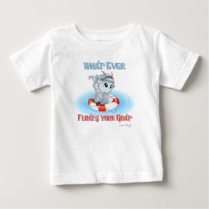 Was auch immer Ihre Ziege schwimmt Baby T-shirt