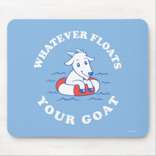 Was auch immer Ihre Ziege schwimmt Mousepad
