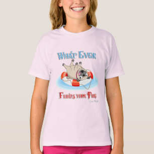 Was auch immer Ihren Mops schwimmt T-Shirt