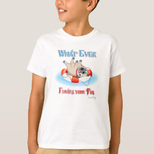 Was auch immer Ihren Mops schwimmt T-Shirt