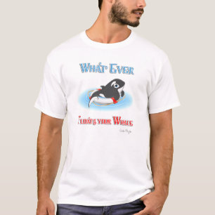 Was auch immer Ihren Wal schwimmt T-Shirt