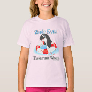 Was auch immer Ihren Wal schwimmt T-Shirt