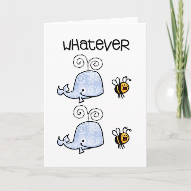 Was auch immer ist, seien Sie Karte (Vorderseite)