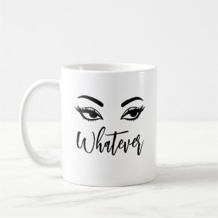 Was auch immer Kokette Augen und Sass Kaffeetasse
