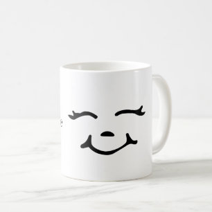 Was auch immer passiert, behalt zu lächeln. kaffeetasse